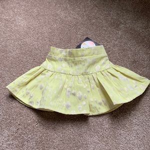 Halabaloo yellow toddler skirt size 18 months